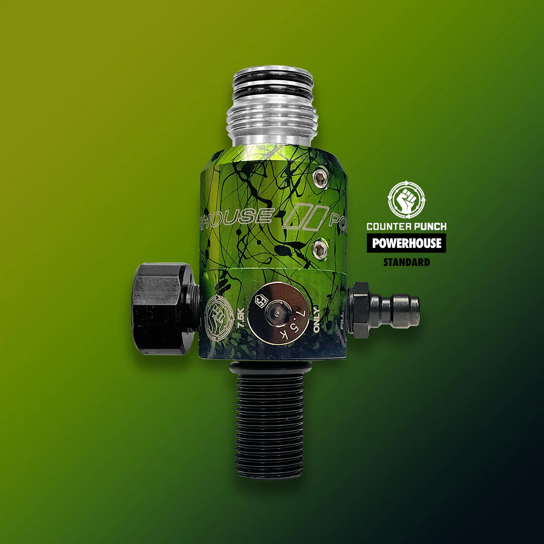 Powerhouse Counterpunch Regulator - Green / Black Splash