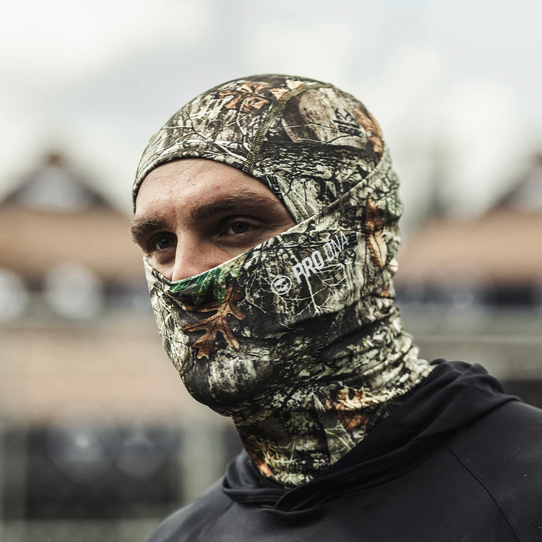 SHEISTY BALACLAVA HEADWRAP - TAN TREE CAMO